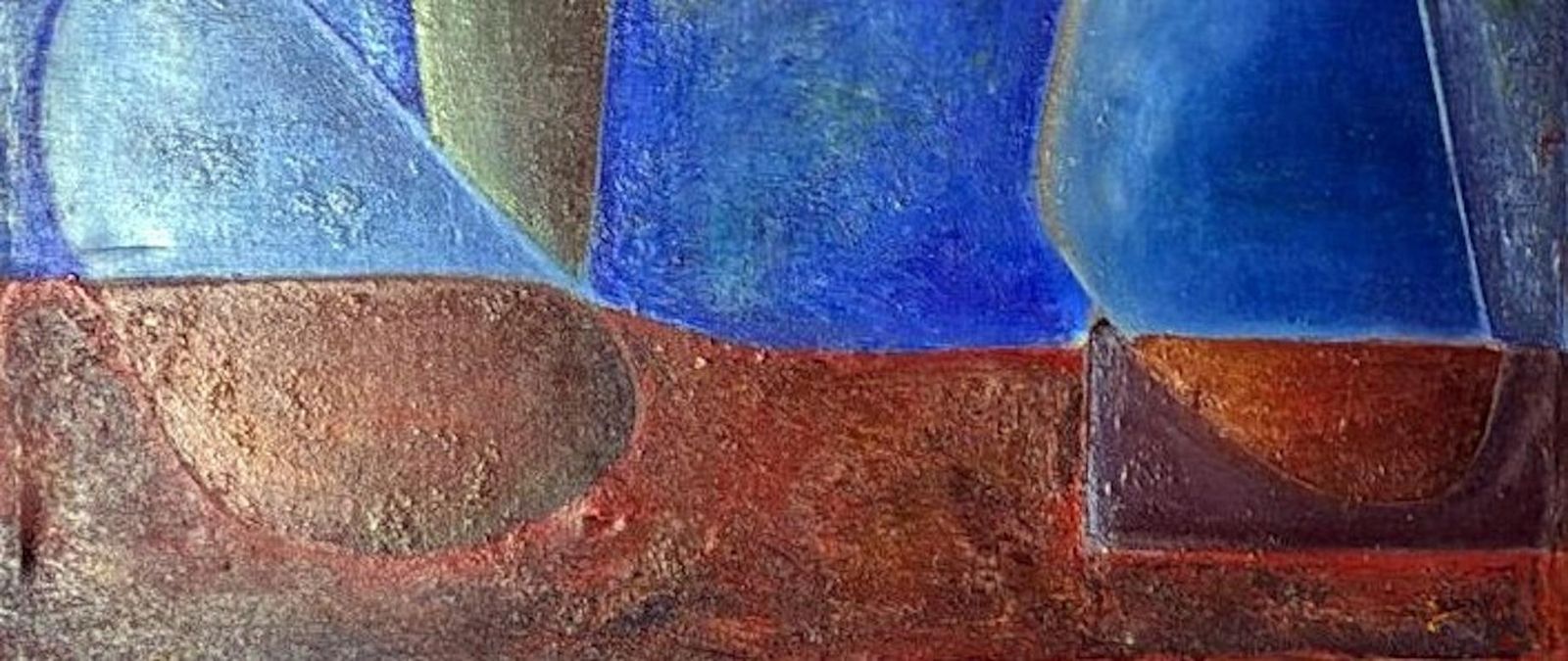 Abstract Lyrical French Oil Painting On Canvas photo buy