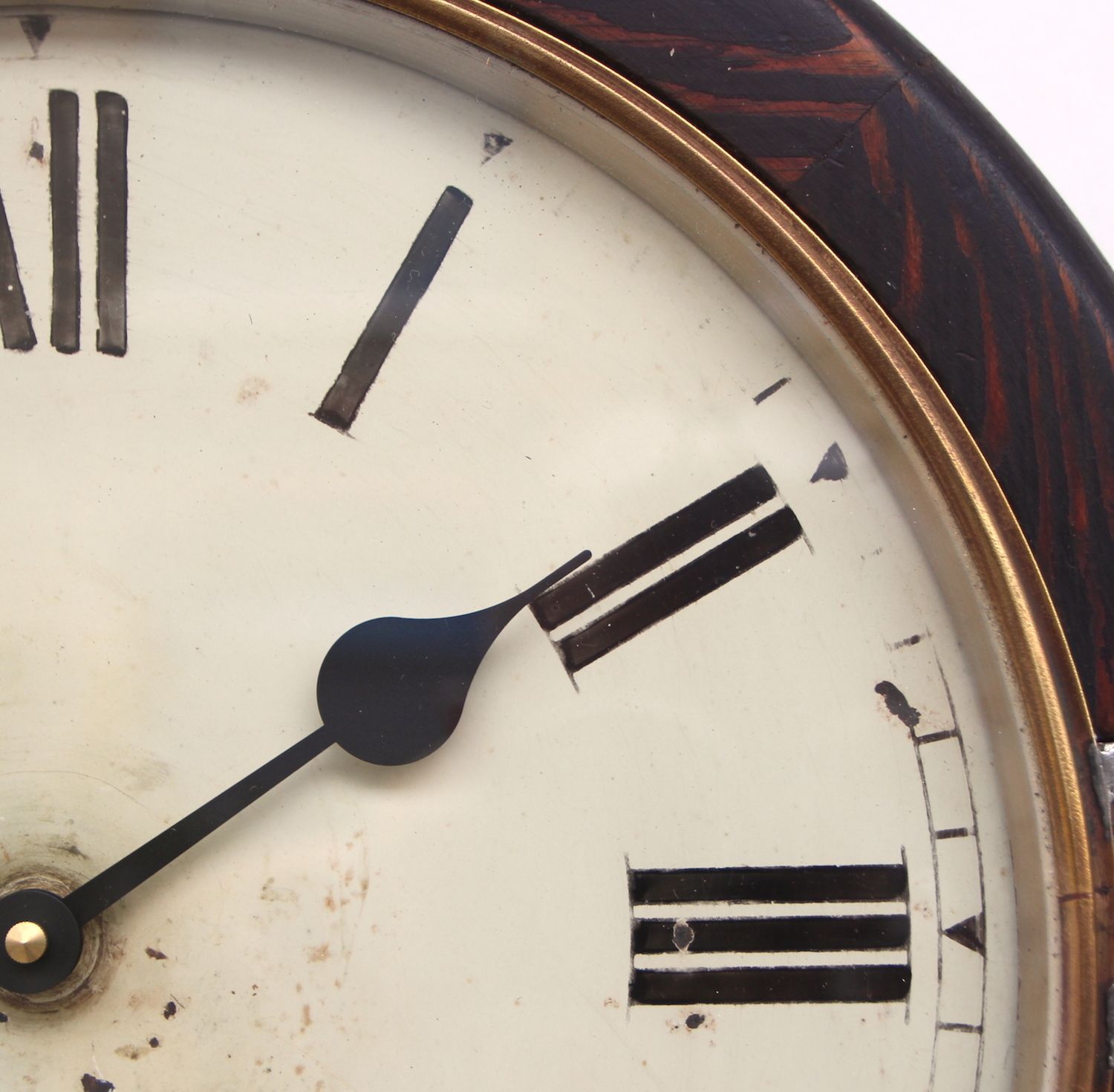 Large 39cm Railway Wall Clock Factory. Fully Guaranteed. London Timepiece. photo for sale