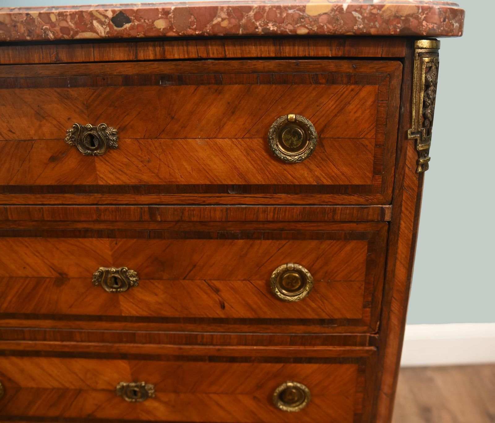 photo furniture French Louis XVI Chest Drawers Tall Boy Commode