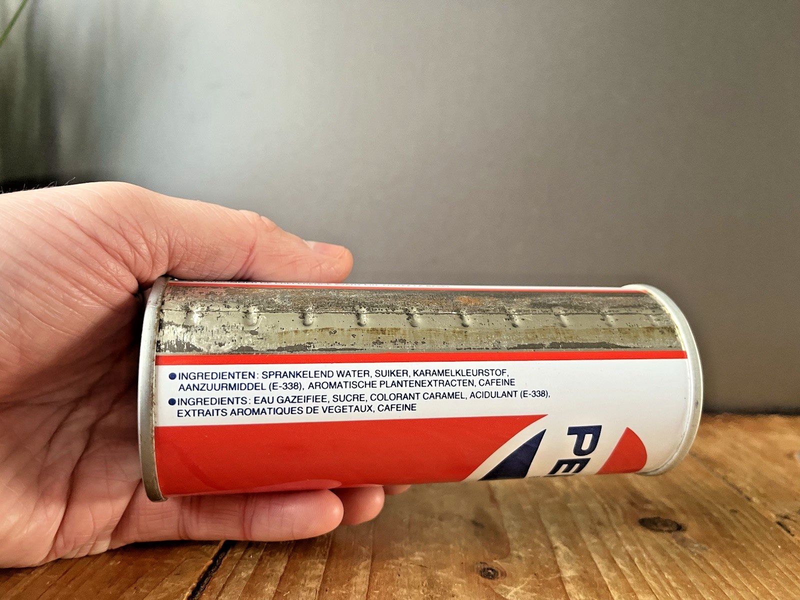 60.0 Rare Vintage 80's Empty Sealed Pepsi Cola 25cl Soda Drinks Coke Can Fridge Prop photo