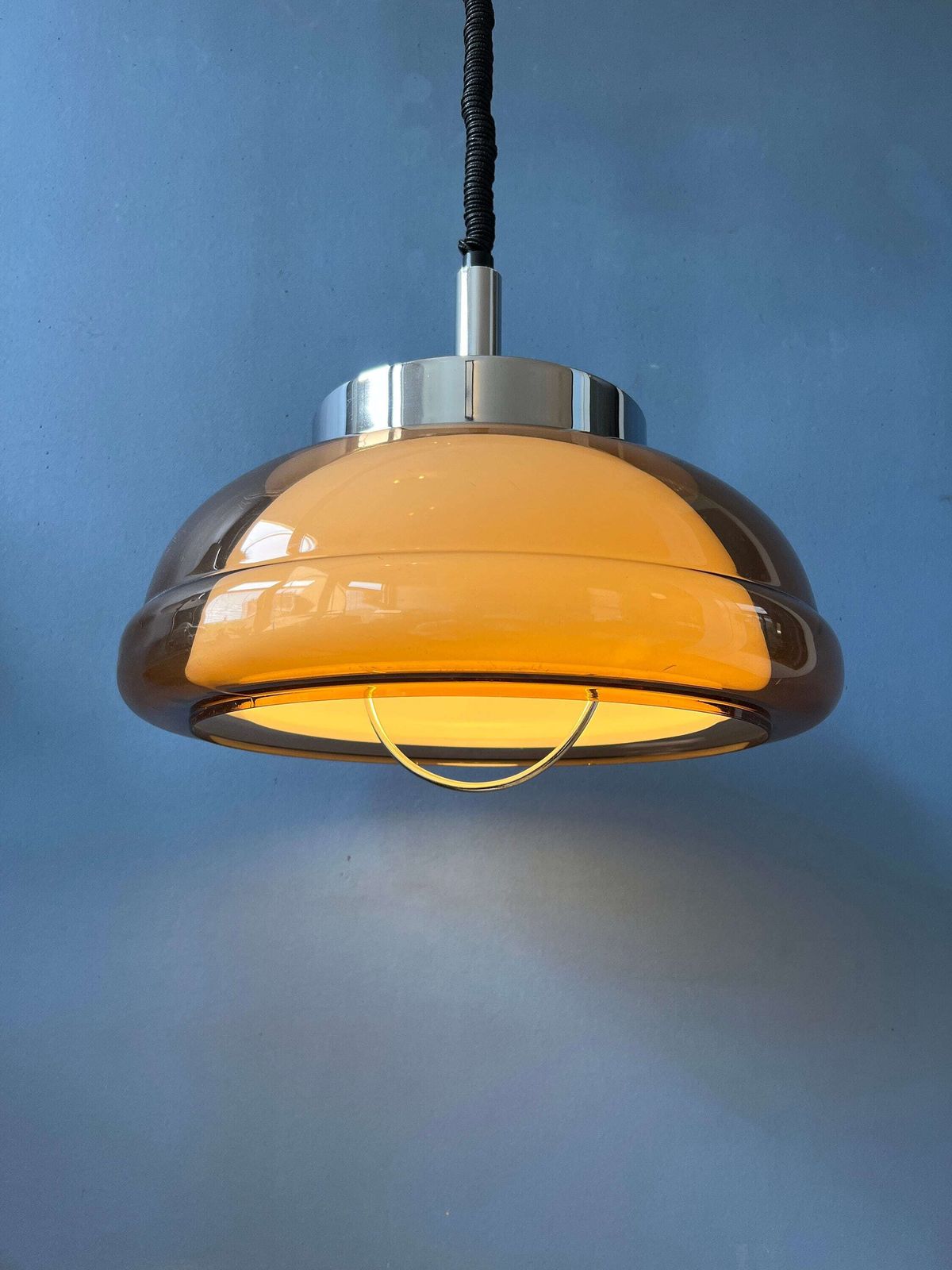 Vintage Herda Space Age Hanglamp / Mid Century Plafondlamp Jaren '70 photo furniture