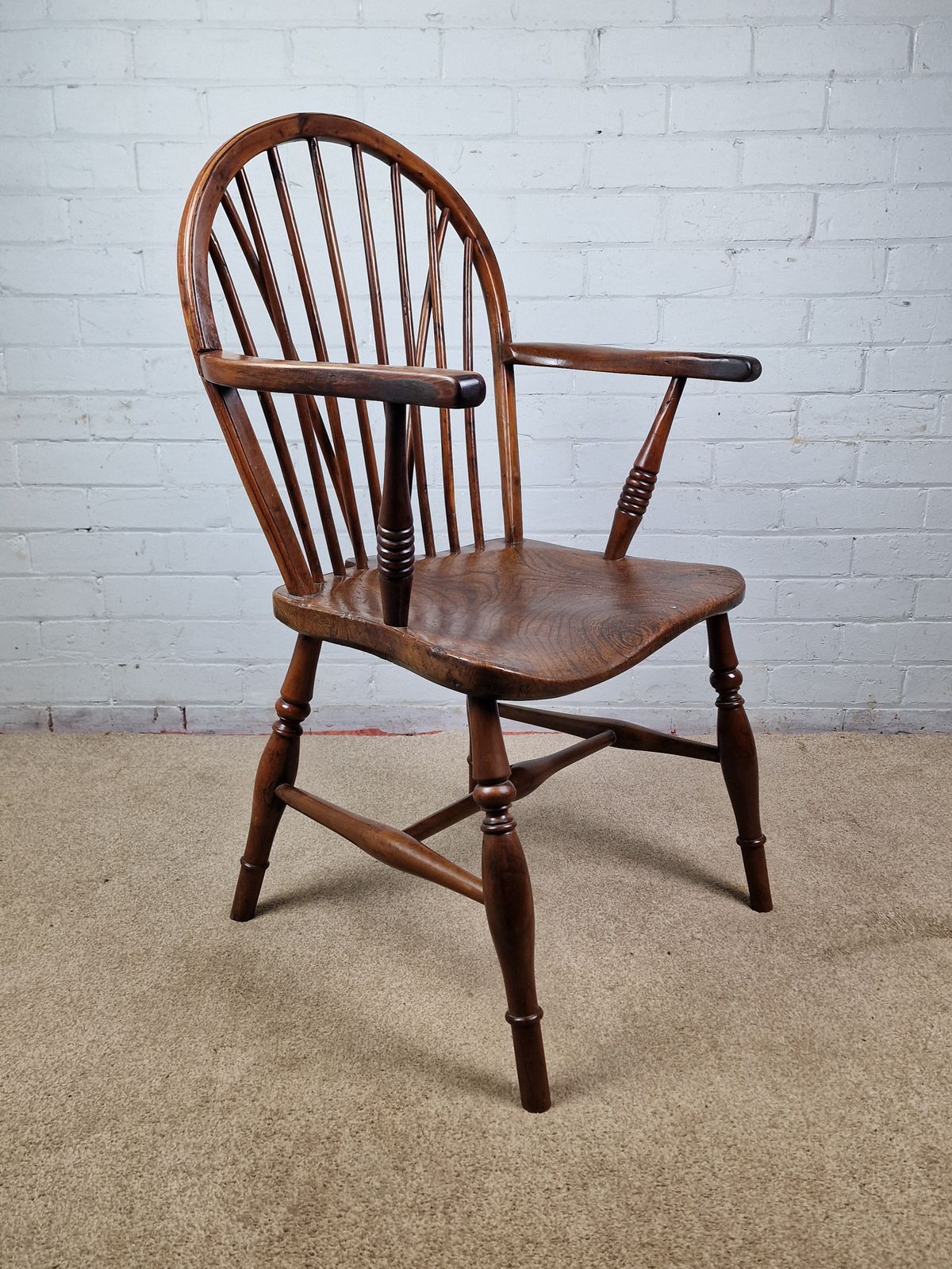 photo for sale Antique Windsor Chair   19th Century Thames Valley Region