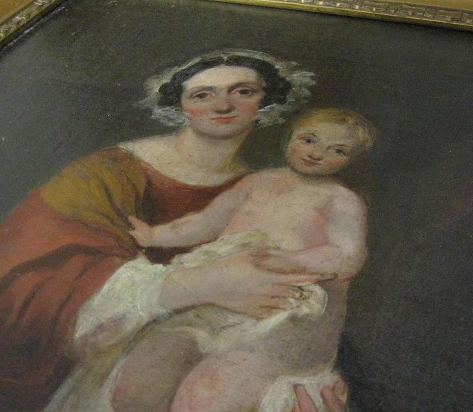 Victorian Portrait Of Mother And Son photo for sale