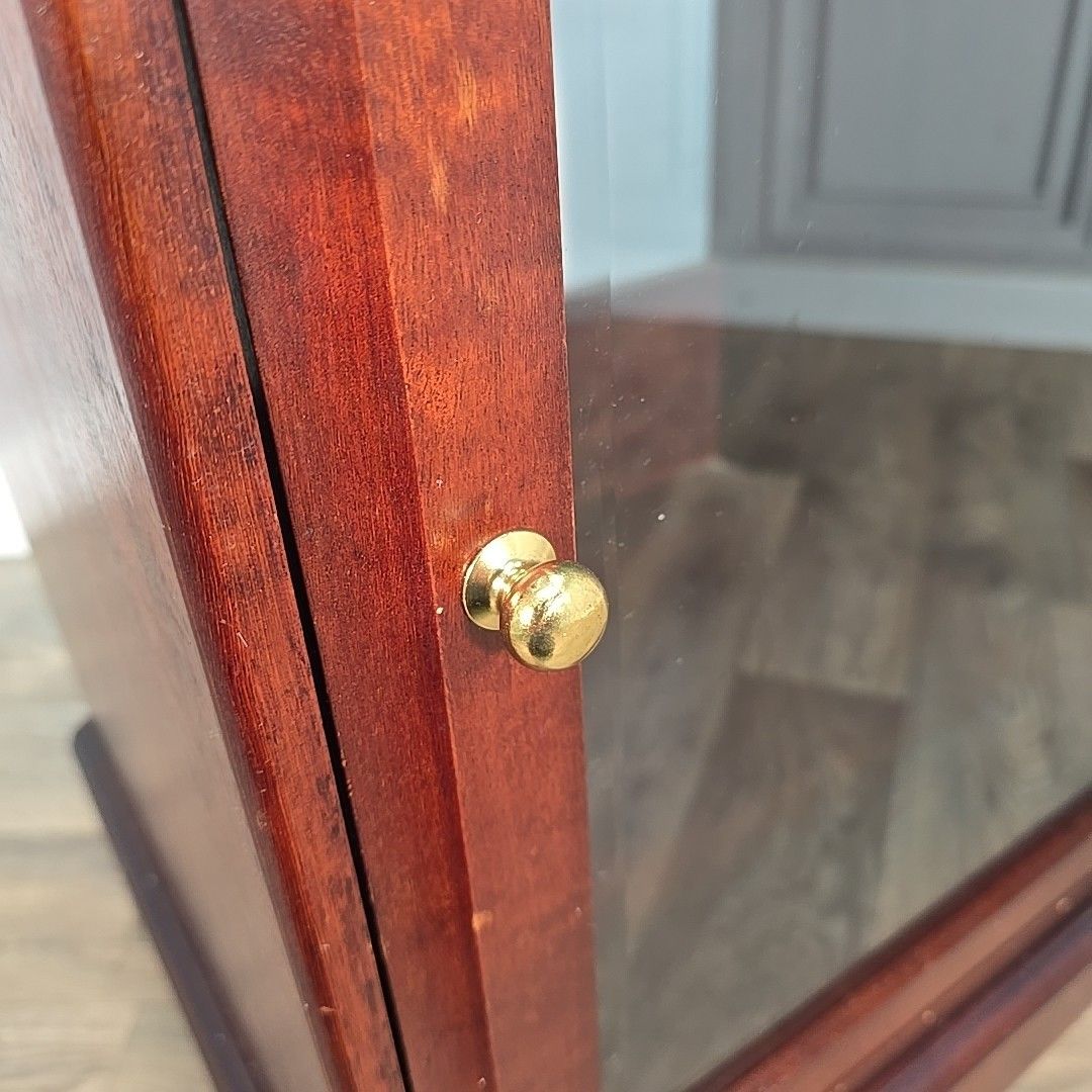 photo buy Stag Minstrel Media Cabinet Hifi Display Record Cupboard Vintage Retro Glass