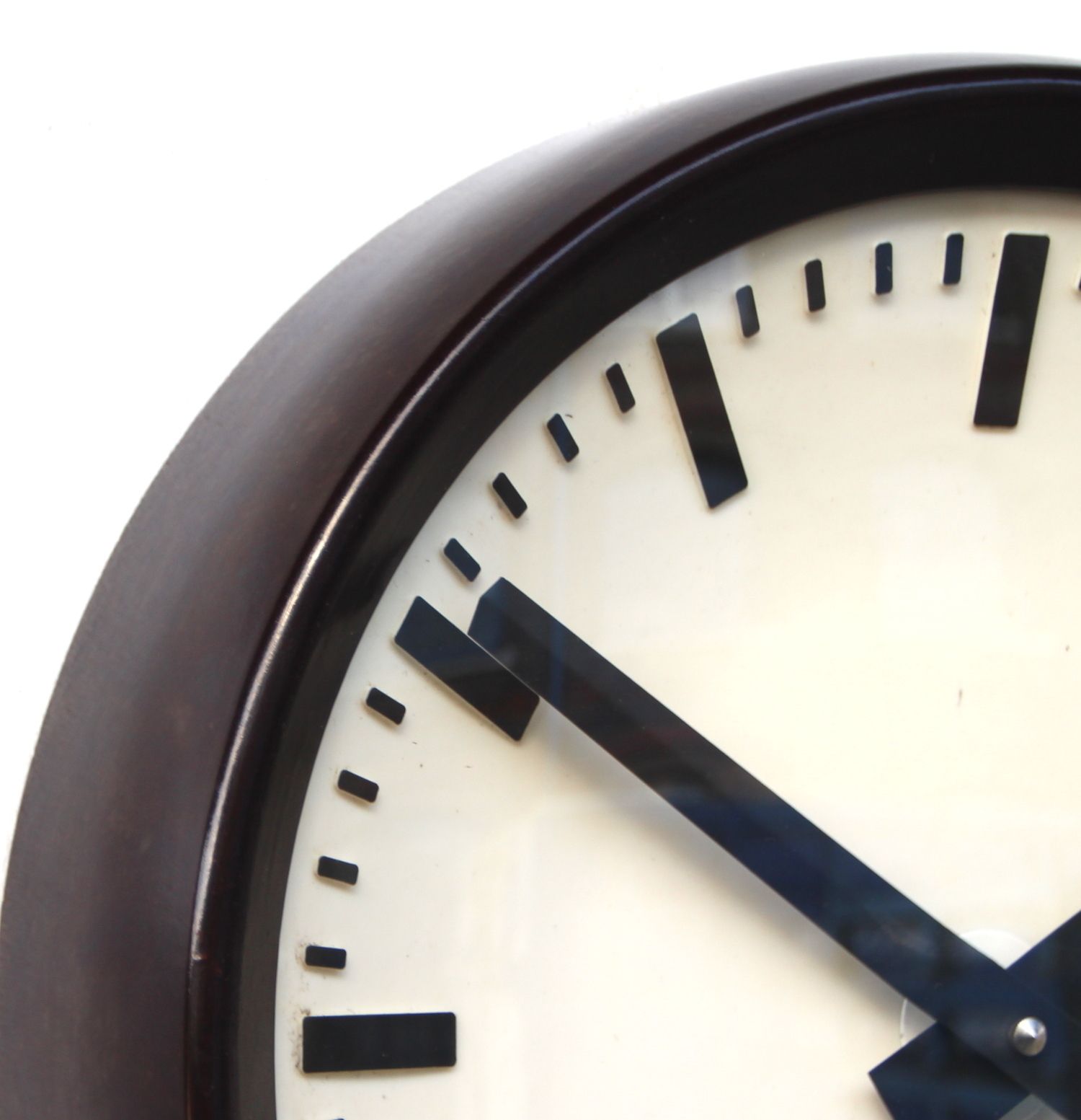 1970s Czech Bakelite Office/Commercial Industrial Wall Clock. Fully Guaranteed. London Timepiece. photo 255.0