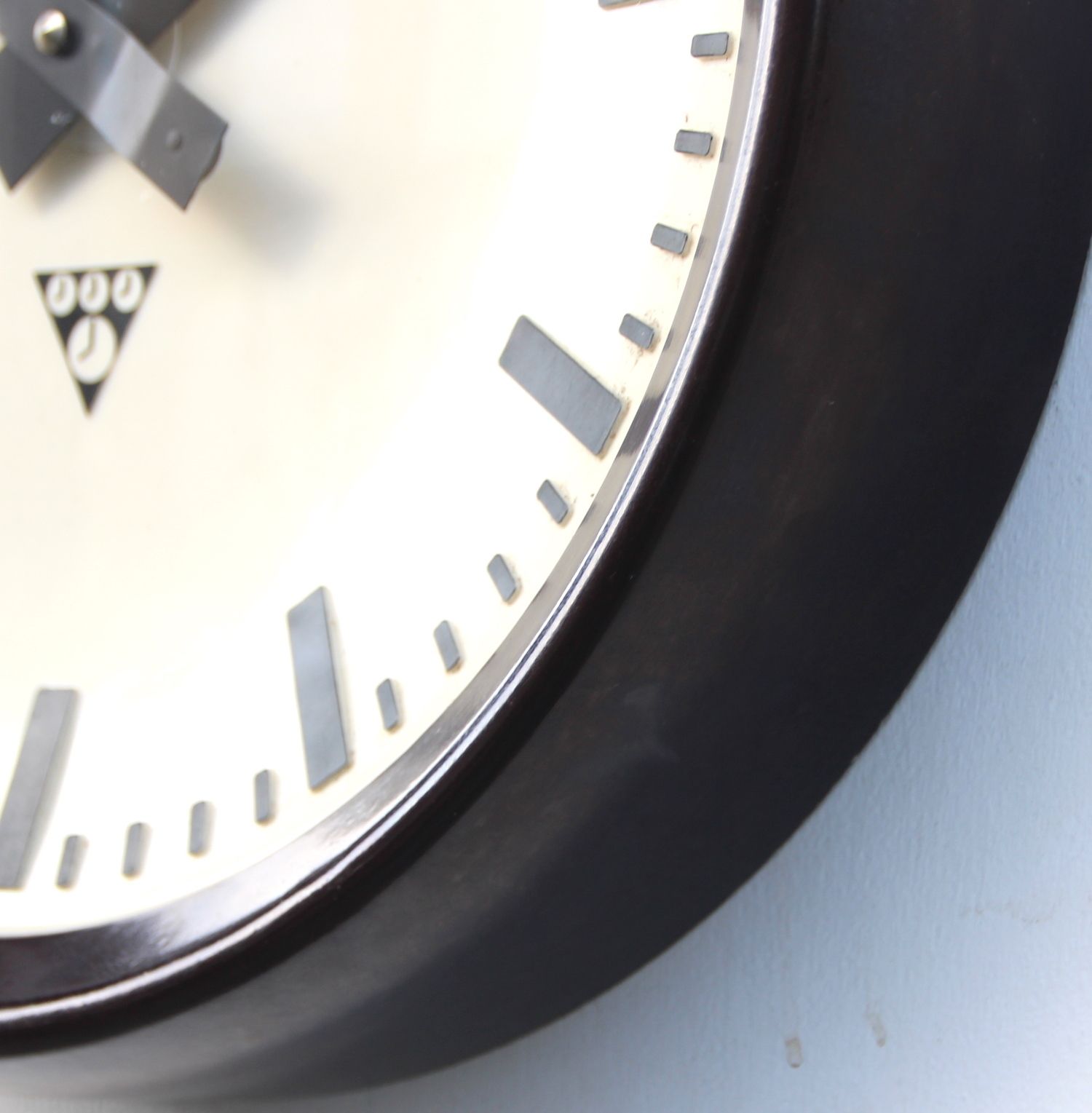 photo for sale 1970s Czech Bakelite Office/Commercial Industrial Wall Clock. Fully Guaranteed. London Timepiece.