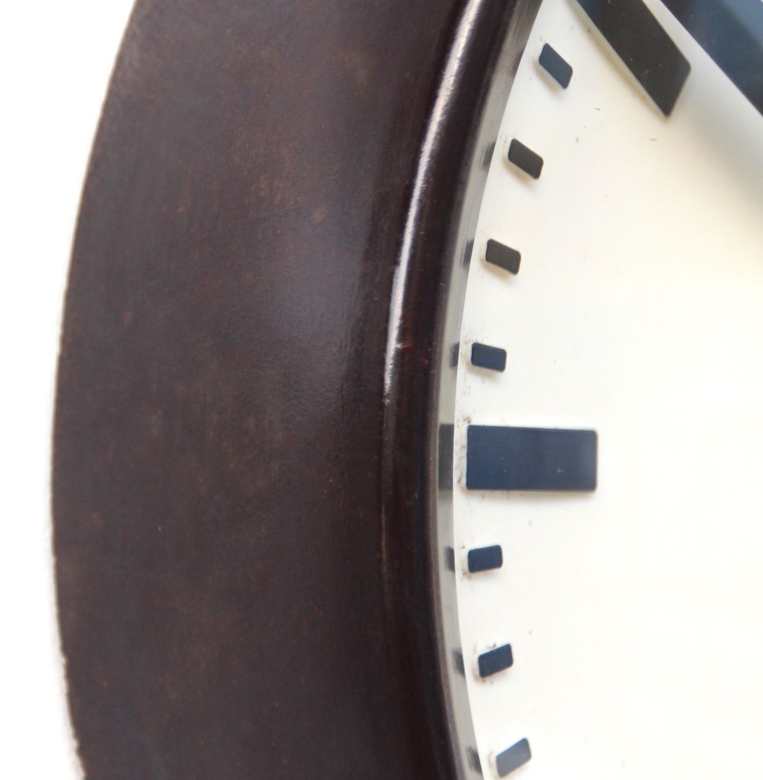 photo vintage 1970s Czech Bakelite Office/Commercial Industrial Wall Clock. Fully Guaranteed. London Timepiece.
