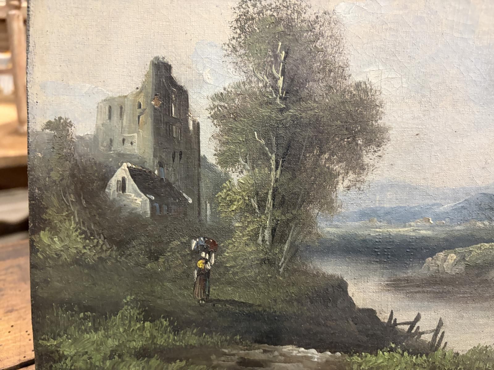 Pair Of 18th Century Continental Landscapes photo 695.0