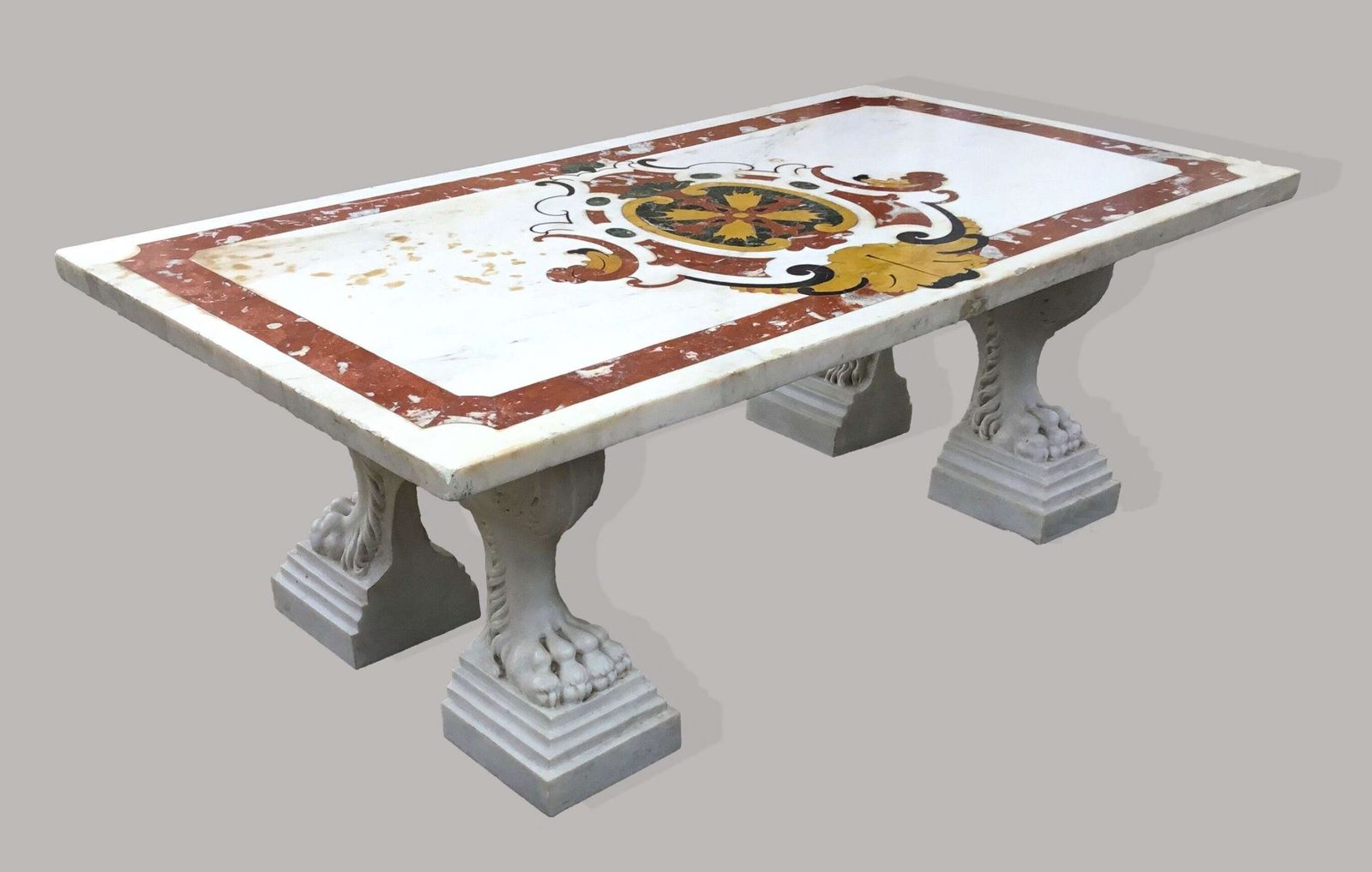 Magnificent C18th Large Italian Marble Low Centre Table