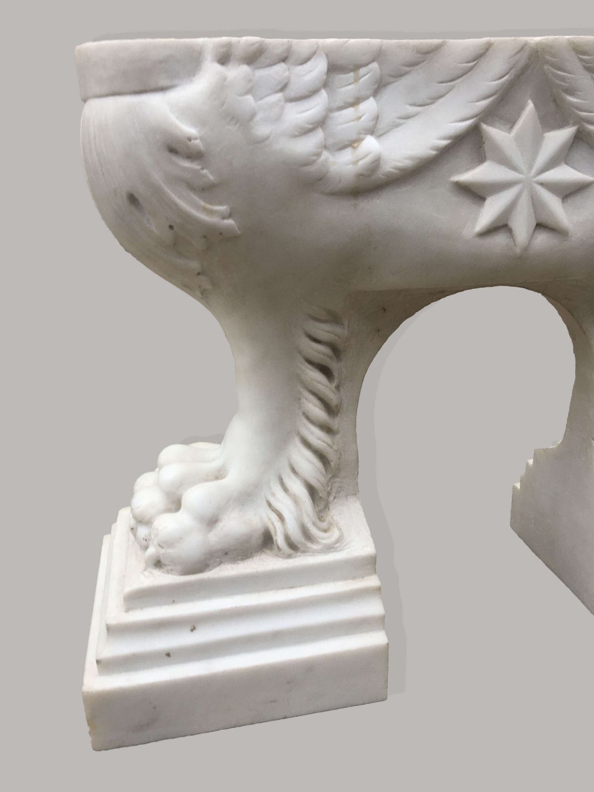 Furniture Magnificent C18th Large Italian Marble Low Centre Table photo