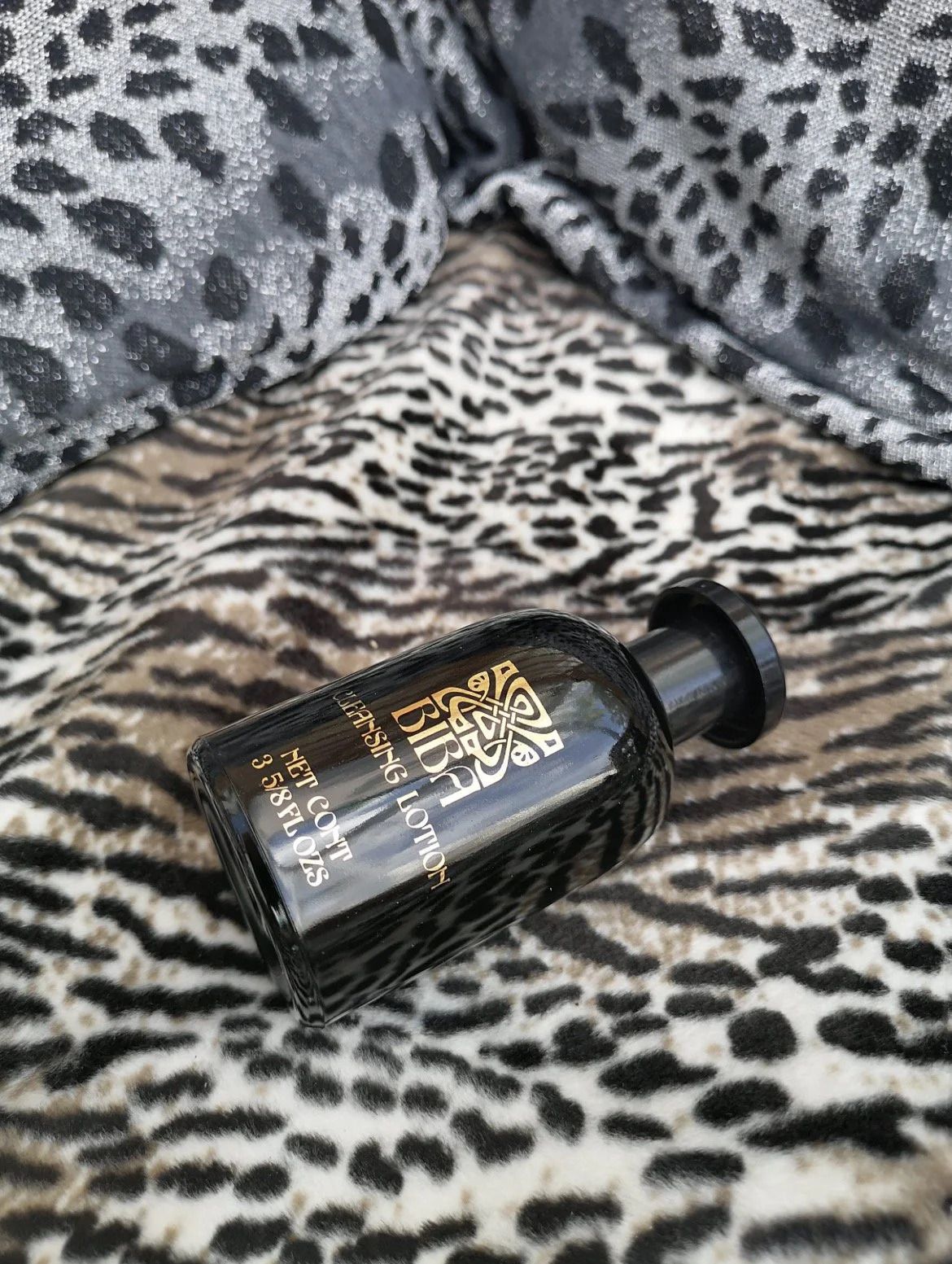 Biba Original Bottles 1970s Black & Gold Glass X 3 Skin Tonic Cleansing Lotion & Cologne photo furniture