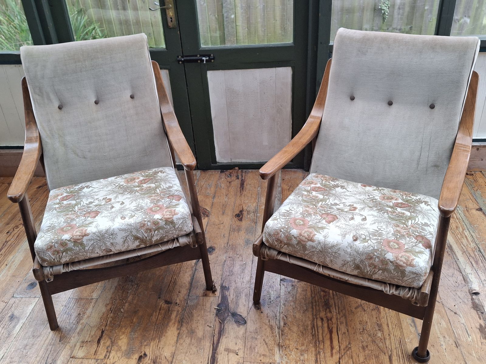 Two Beautiful "Beautility " Lounge Dining Room Chairs photo furniture