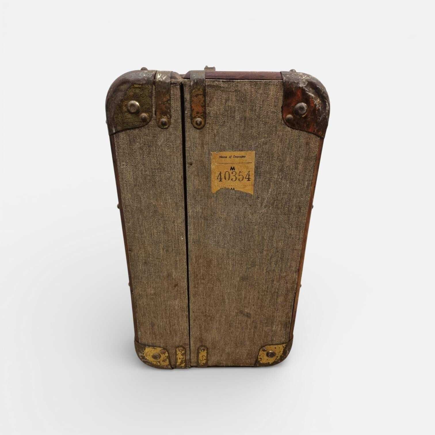 Vintage British Everwear Travel Trunk / Original British Made / C1930 photo vintage