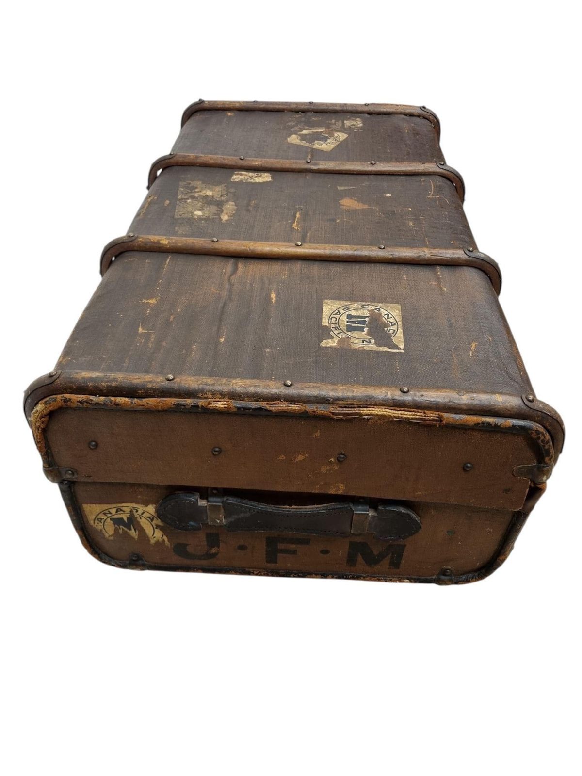 Antique Travel Trunk / Storage Chest / C1920 photo vintage
