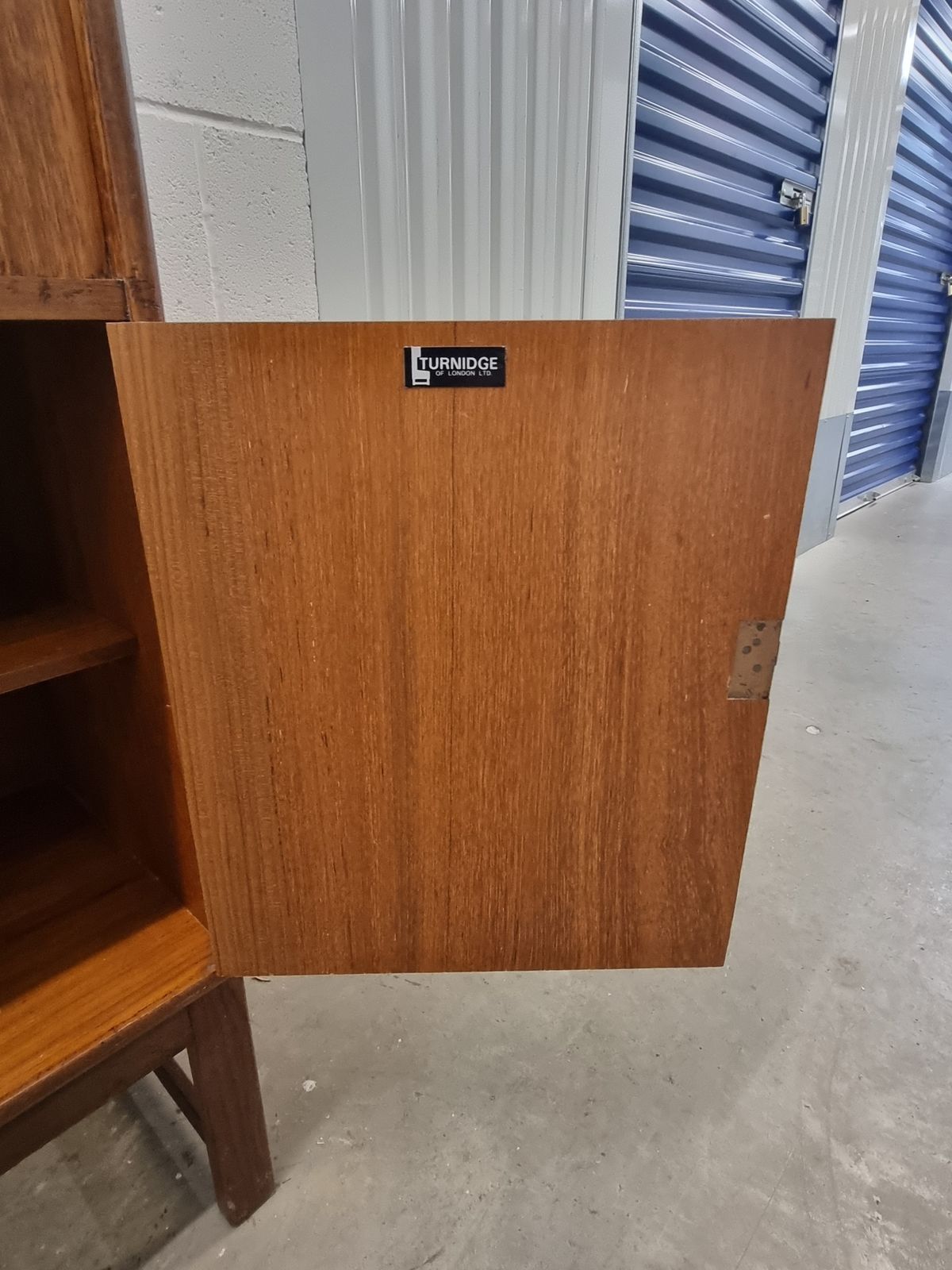 photo buy Vintage Mid Century 1900s Teak Drinks Cabinet By Turnidge Of London