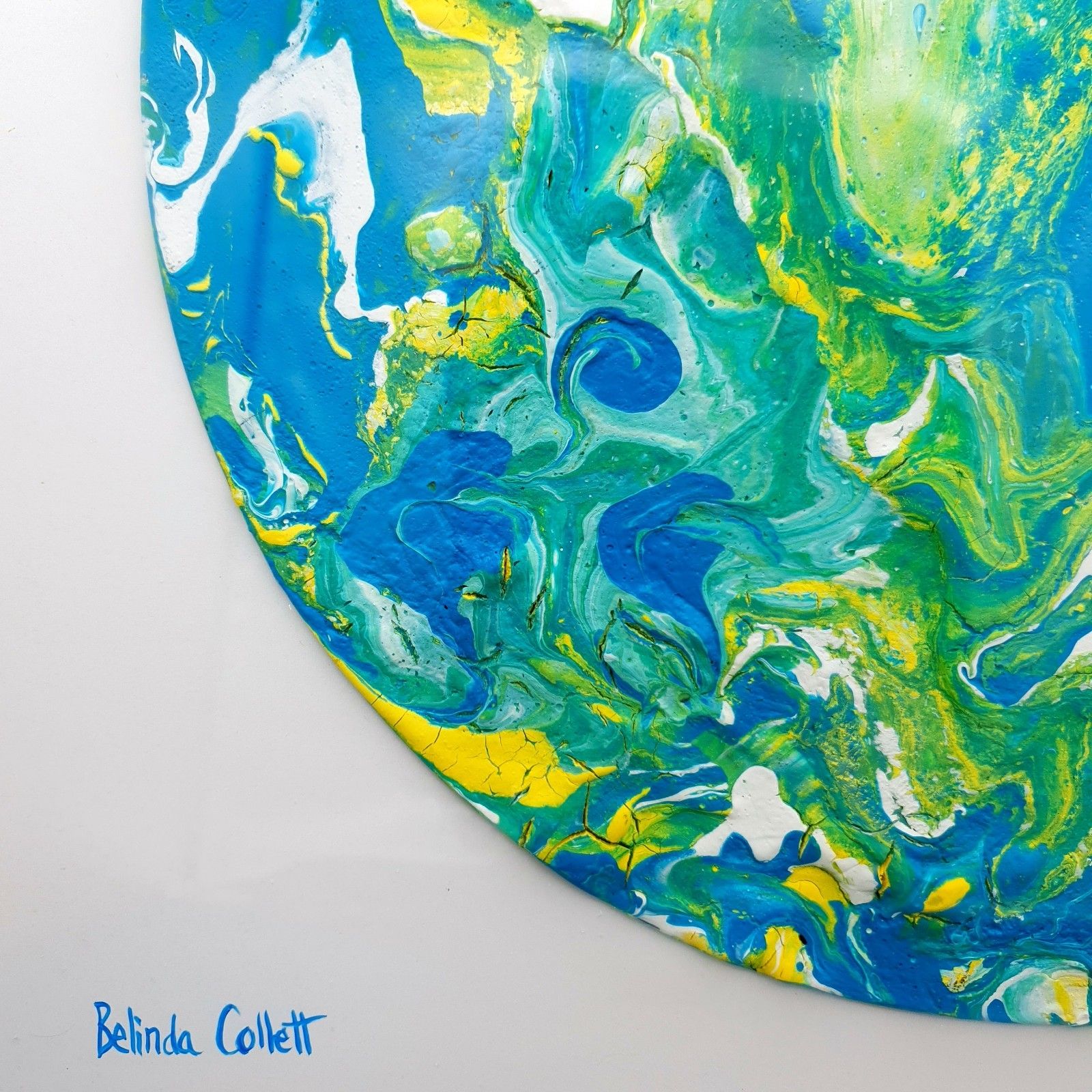 photo furniture Acrylic On Vinyl Belinda Collett Weeping Willow Contemporary Abstract 44.5x44.3c