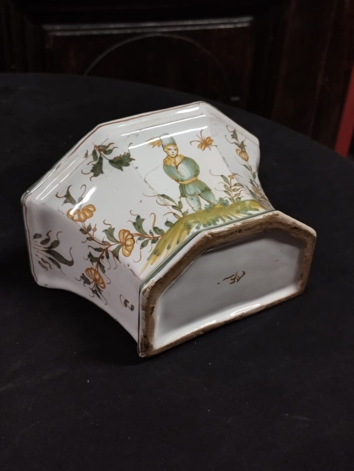 Majolica Flowerpot 18th Century France photo Home Decor