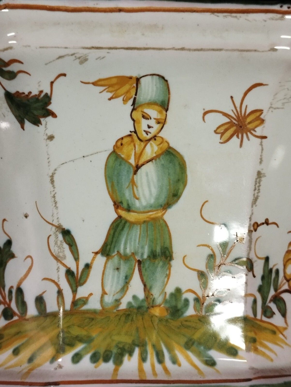 Majolica Flowerpot 18th Century France photo 130.0