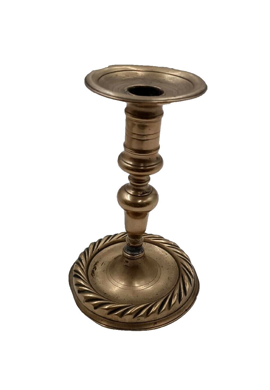 Antique Bronze Candle Holder 17th Century photo furniture