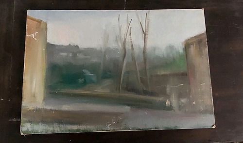 Oil Painting On Canvas View Of Florence First Half Of The 900