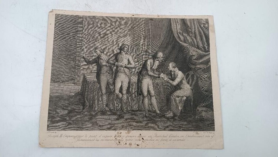 Antique Engraving Engraver Francesco Dal Pedro Dip. A.Piccardi 18th Century photo furniture