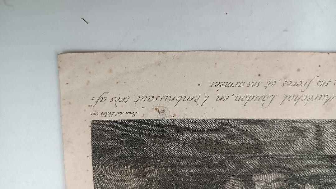 Antique Engraving Engraver Francesco Dal Pedro Dip. A.Piccardi 18th Century photo buy