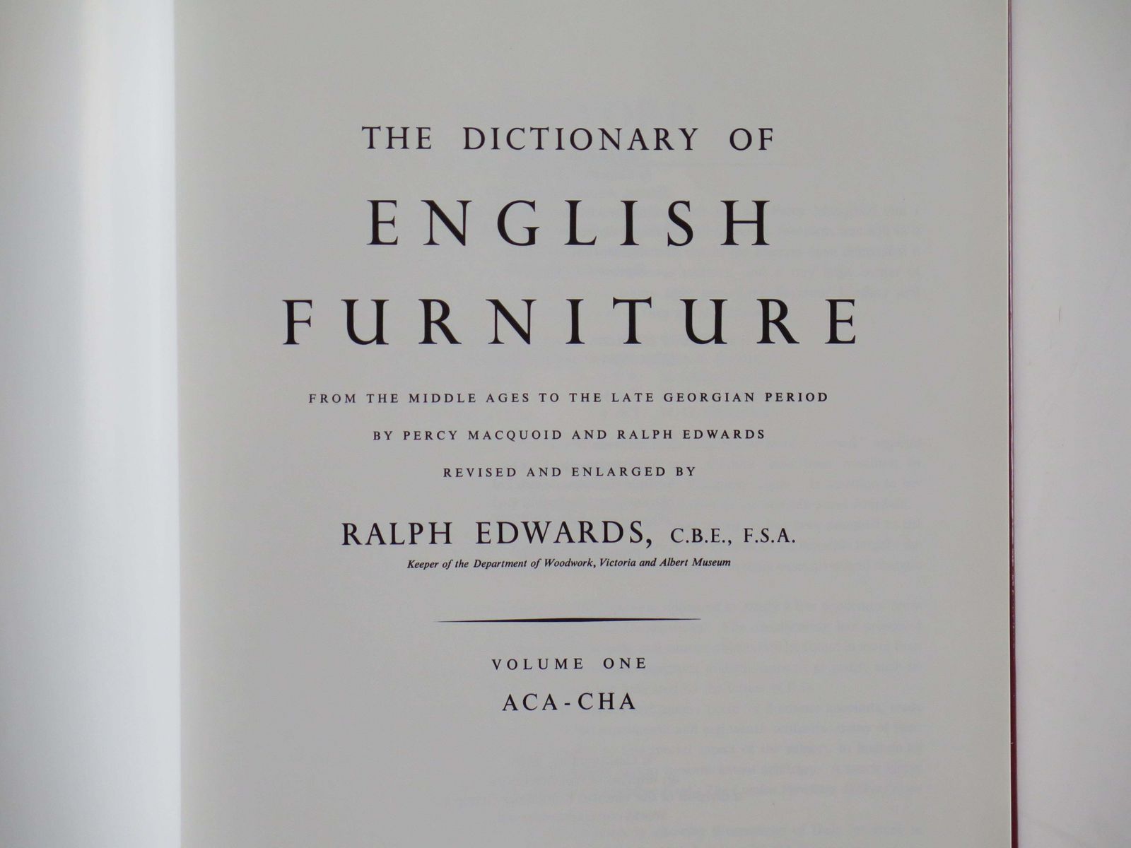 Set Of 3 Books The Dictionary Of English Furniture By Antique Collectors Club Uk photo buy