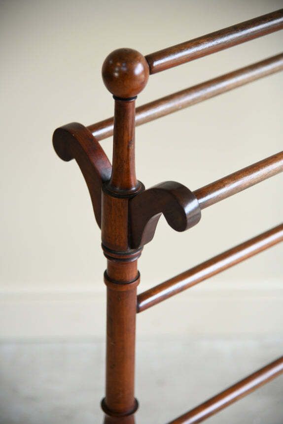 Victorian Mahogany Towel Rail photo furniture