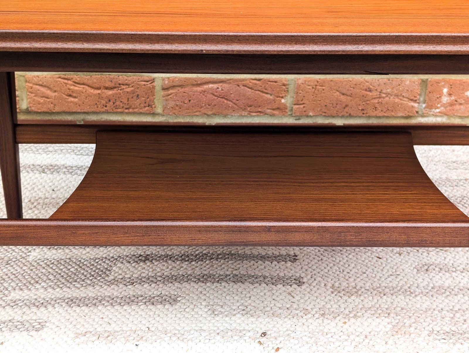 Midcentury Solid Teak Coffee Table By Richard Hornby By Fyne Ladye. photo Furniture