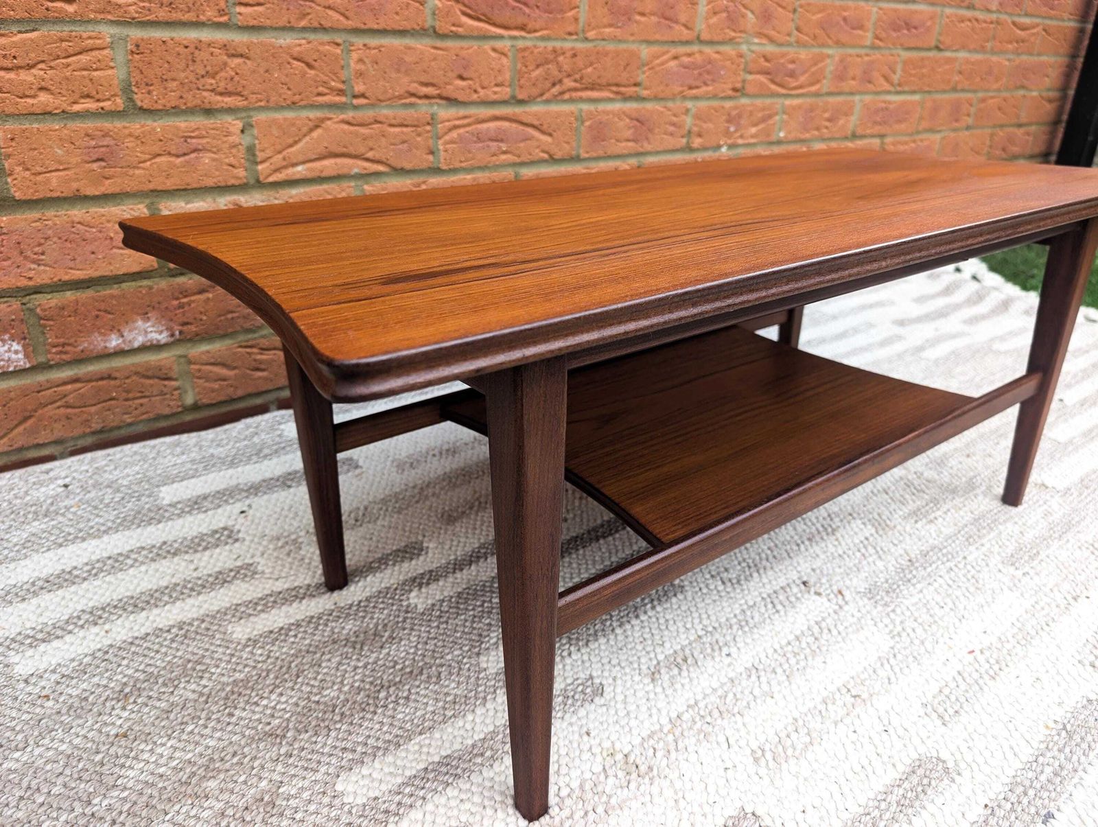 Midcentury Solid Teak Coffee Table By Richard Hornby By Fyne Ladye. photo vinterior