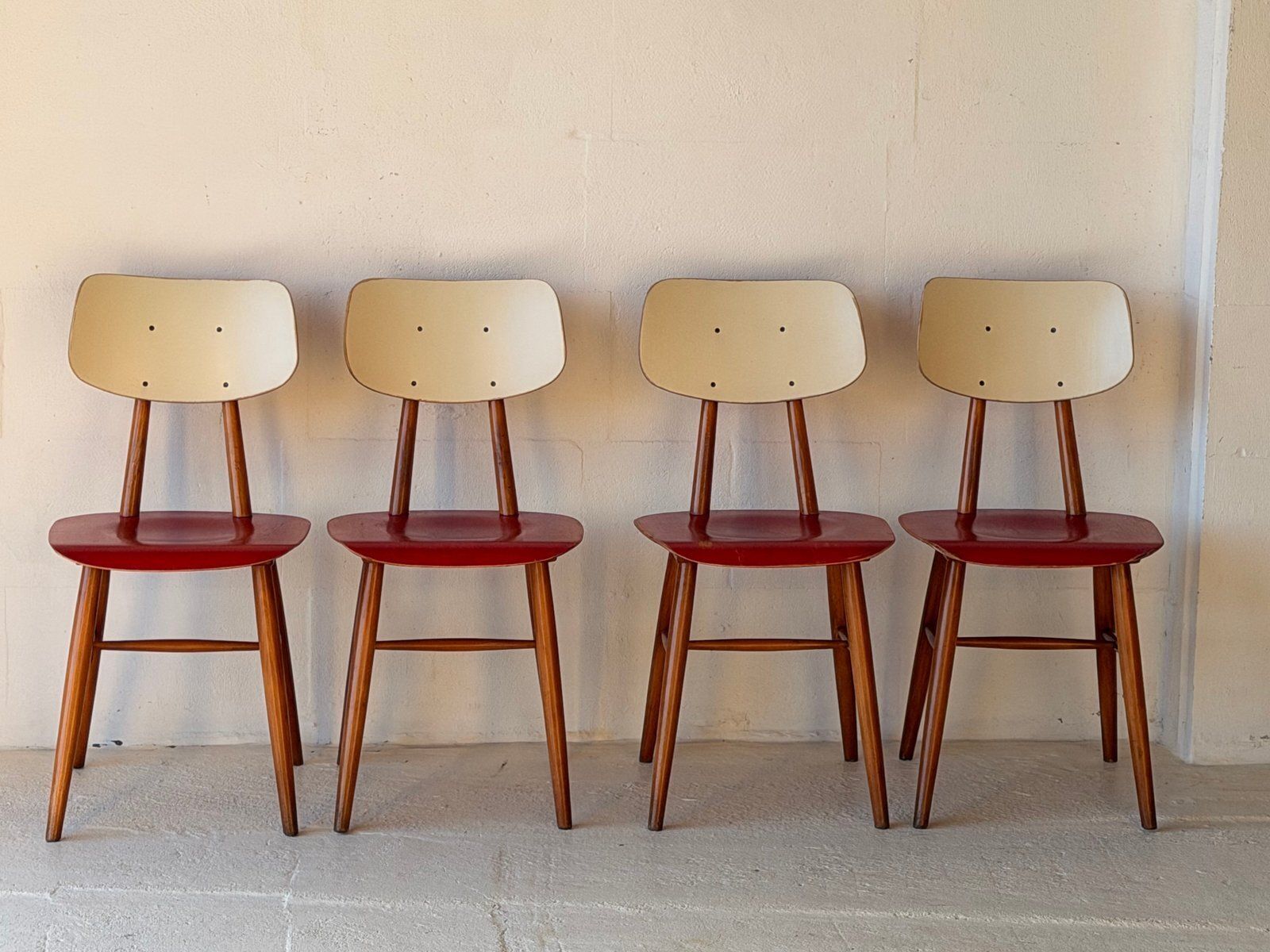 photo buy Bistro Chairs From Ton, 1960, Set Of 4