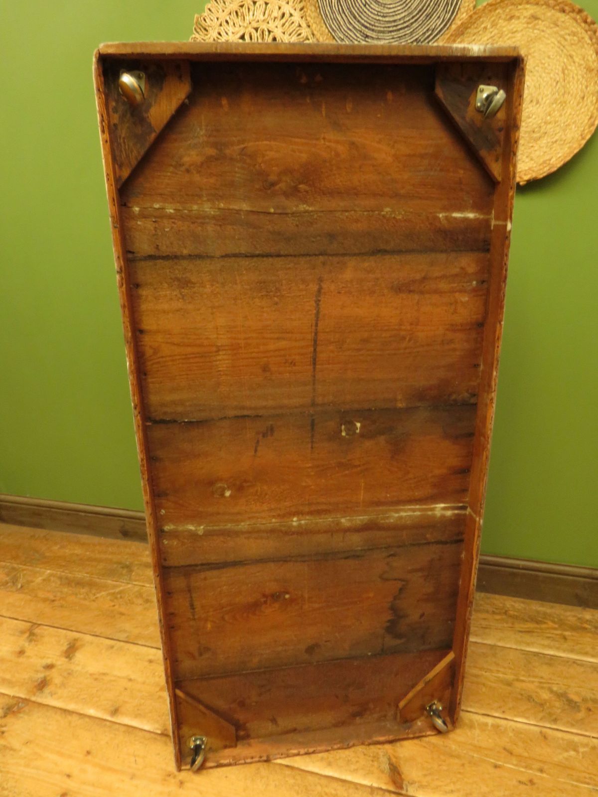 Folk Art Blanket Box With Barn Star Design photo furniture