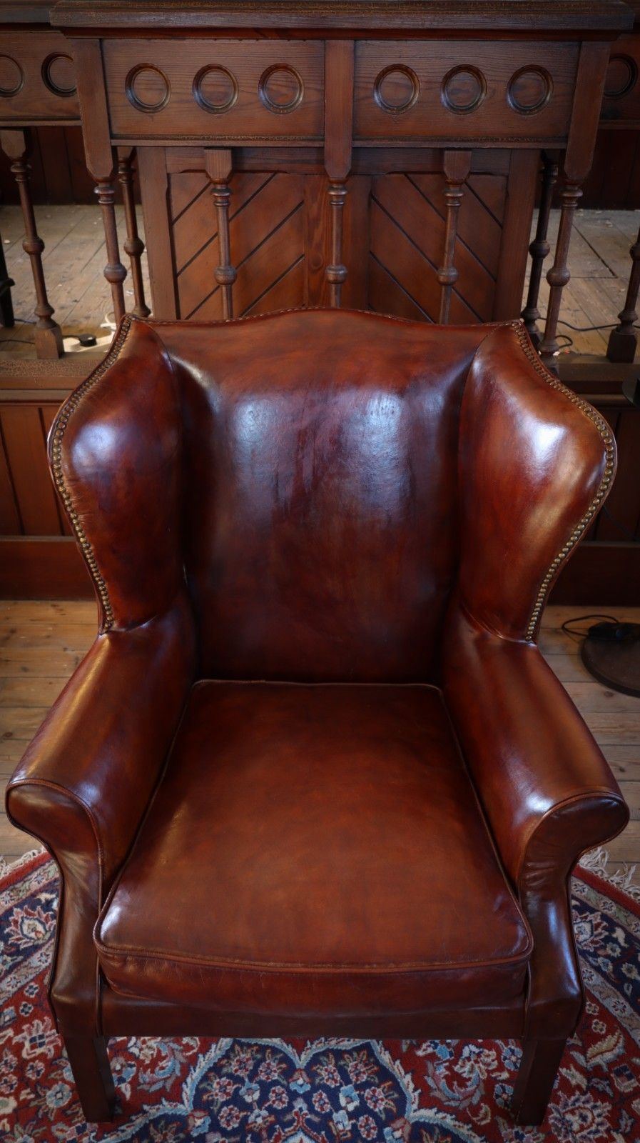 1200.0 Superb Timothy Oulton Halo Lincoln Club Cigar Leather Armchair Antique Whisky 🚚 photo