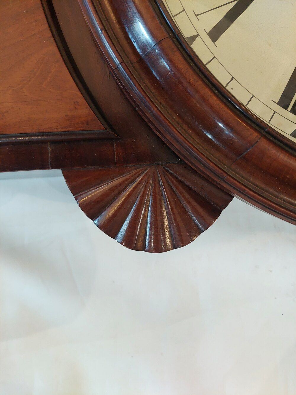 George III Mahogany Drop Dial "Tavern" Wall Clock photo furniture