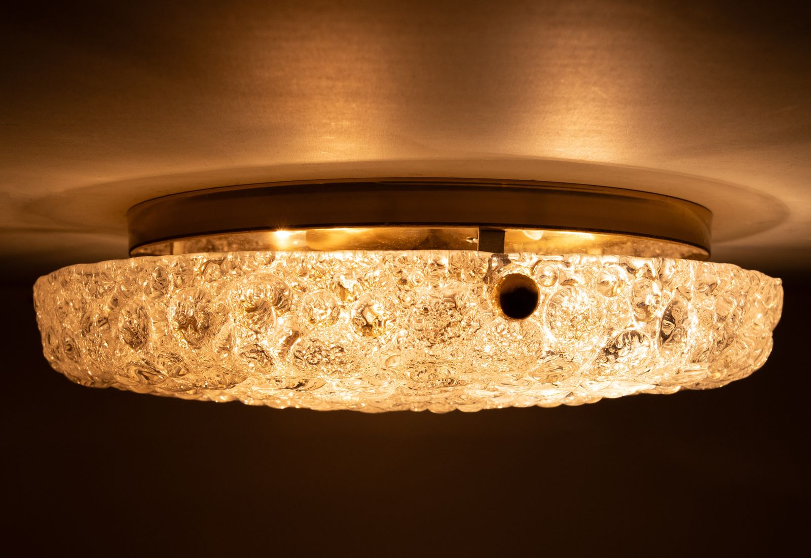 photo for sale Hillebrand Murano Bubble Glass Flush Mount Jaren 1970 Duitsland