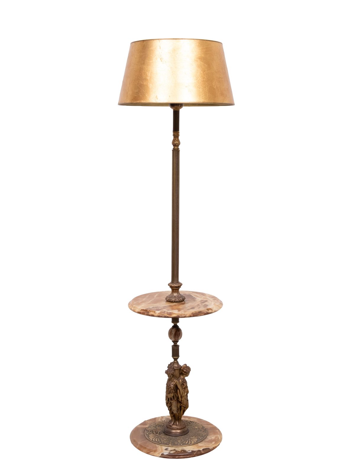 Deknudt Onyx Floor Lamp  1970s Belgium