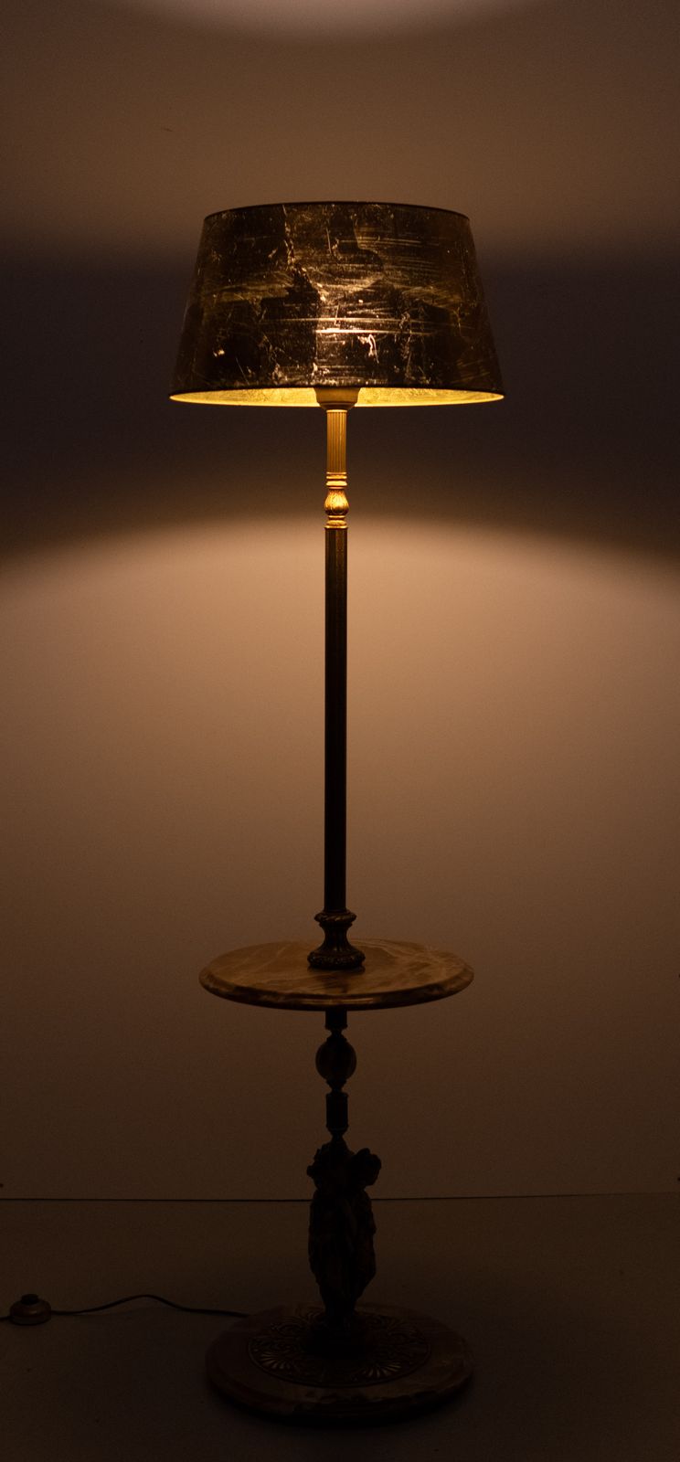 photo vinterior Deknudt Onyx Floor Lamp  1970s Belgium