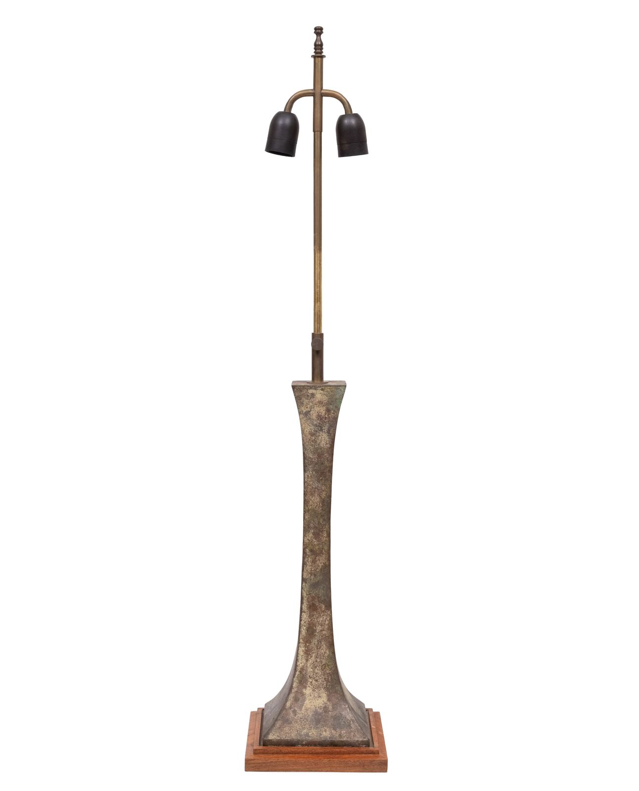 photo buy Stunning Stewart Ross James, Hansen Verdigris Bronze Table Lamp, Circa 1960