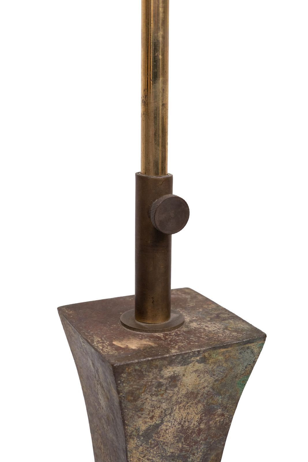 photo vintage Stunning Stewart Ross James, Hansen Verdigris Bronze Table Lamp, Circa 1960