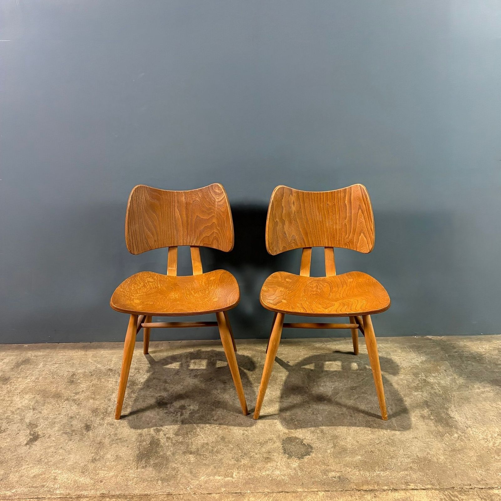 Ercol Butterfly Model 401 Rare Dining Chair Early 1950s Mid Century Retro Mcm photo 495.0