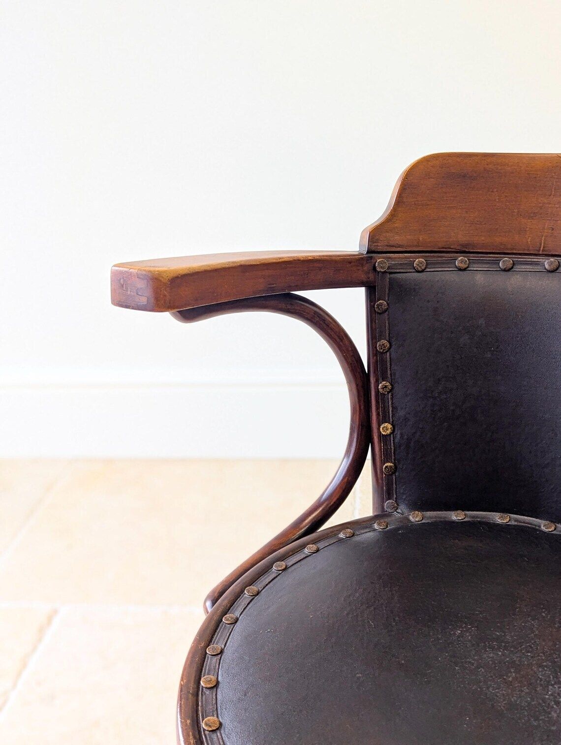Antique Edwardian Thonet Bentwood Café Armchair C.1910 photo Furniture