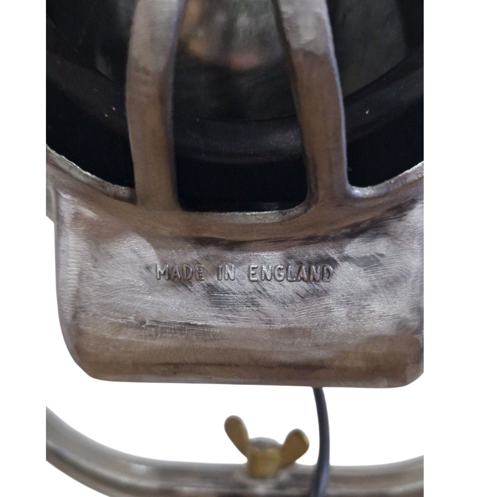 photo vinterior Vintage Theatre Light Lamp Converted Metal Standard Lamp / Floor Standing Lamp