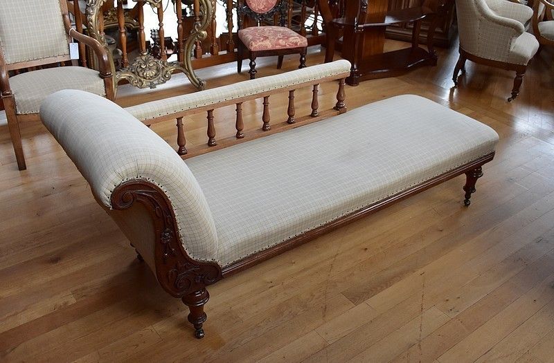Victorian Chaise Longue, 19th photo furniture