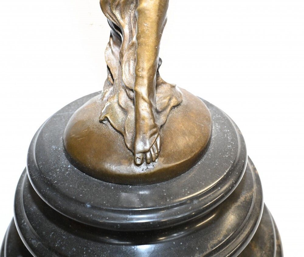 Bronze Flying Lady Statue Charles Skyes Spirt Of Ecstacy photo buy