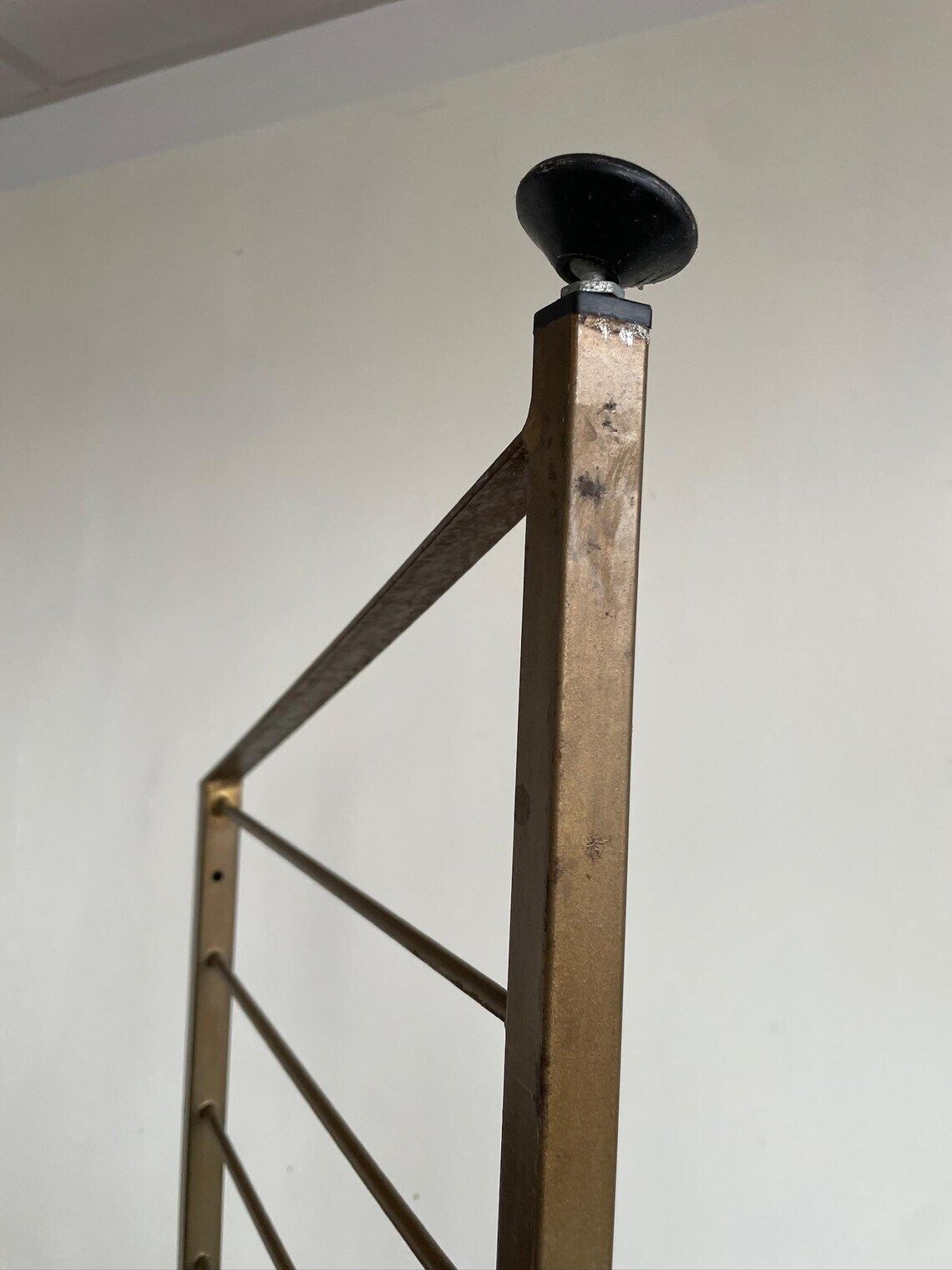 Gold Bronze Ladderax Ladder Tall One Foot 2 Metre photo vintage