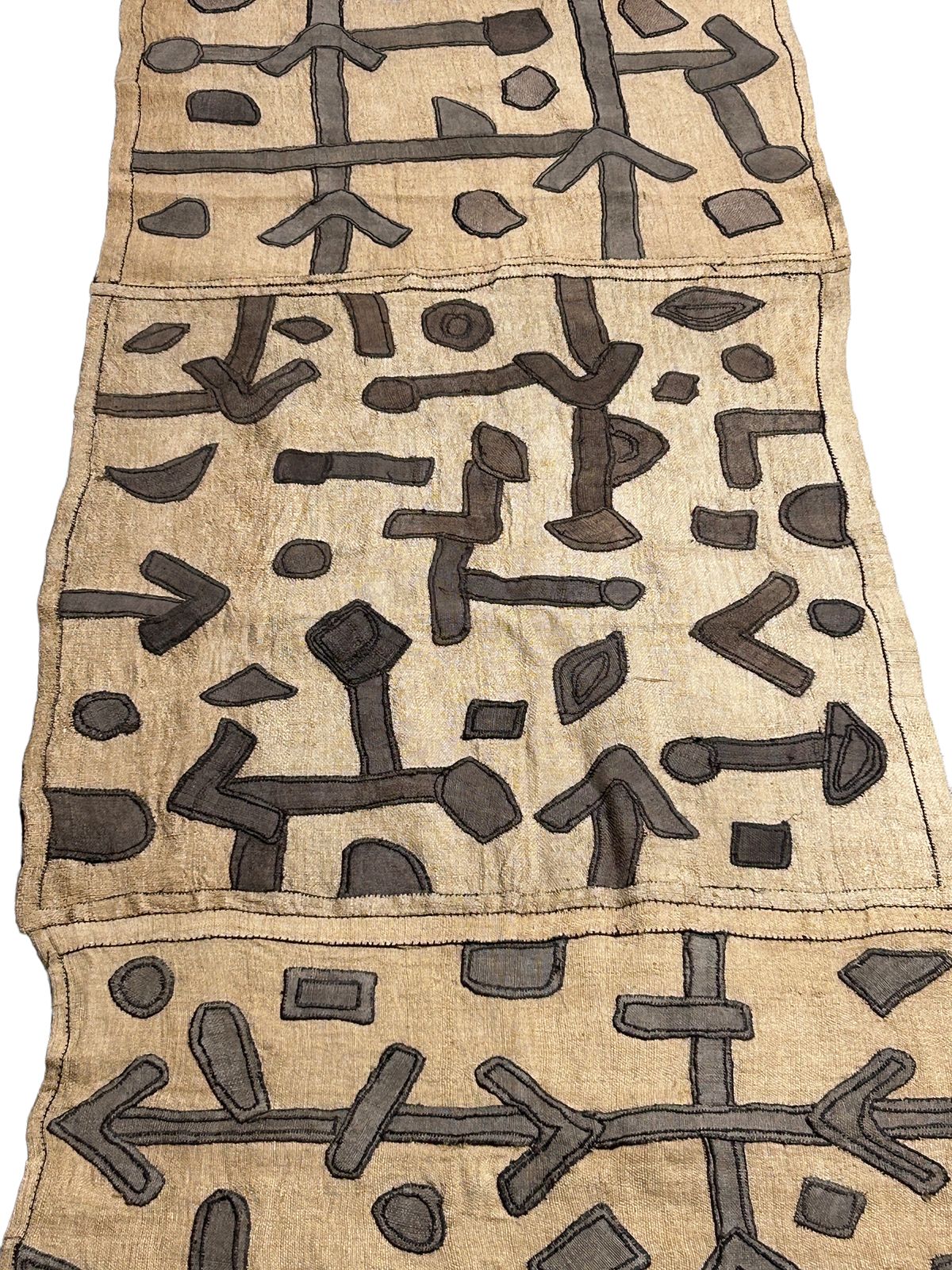 Antique Kuba Cloth  Democratic Republic Of Congo Tr86.2 photo furniture