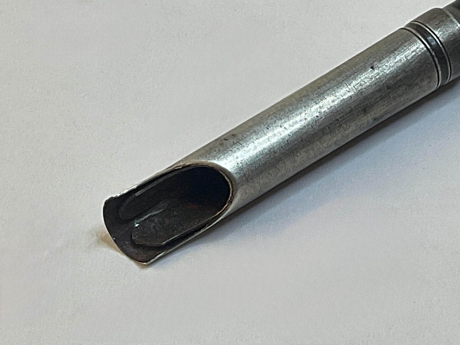 Victorian S. Mordan & Co Dip Pen, Rare Agate Shaft, C1880 photo vintage