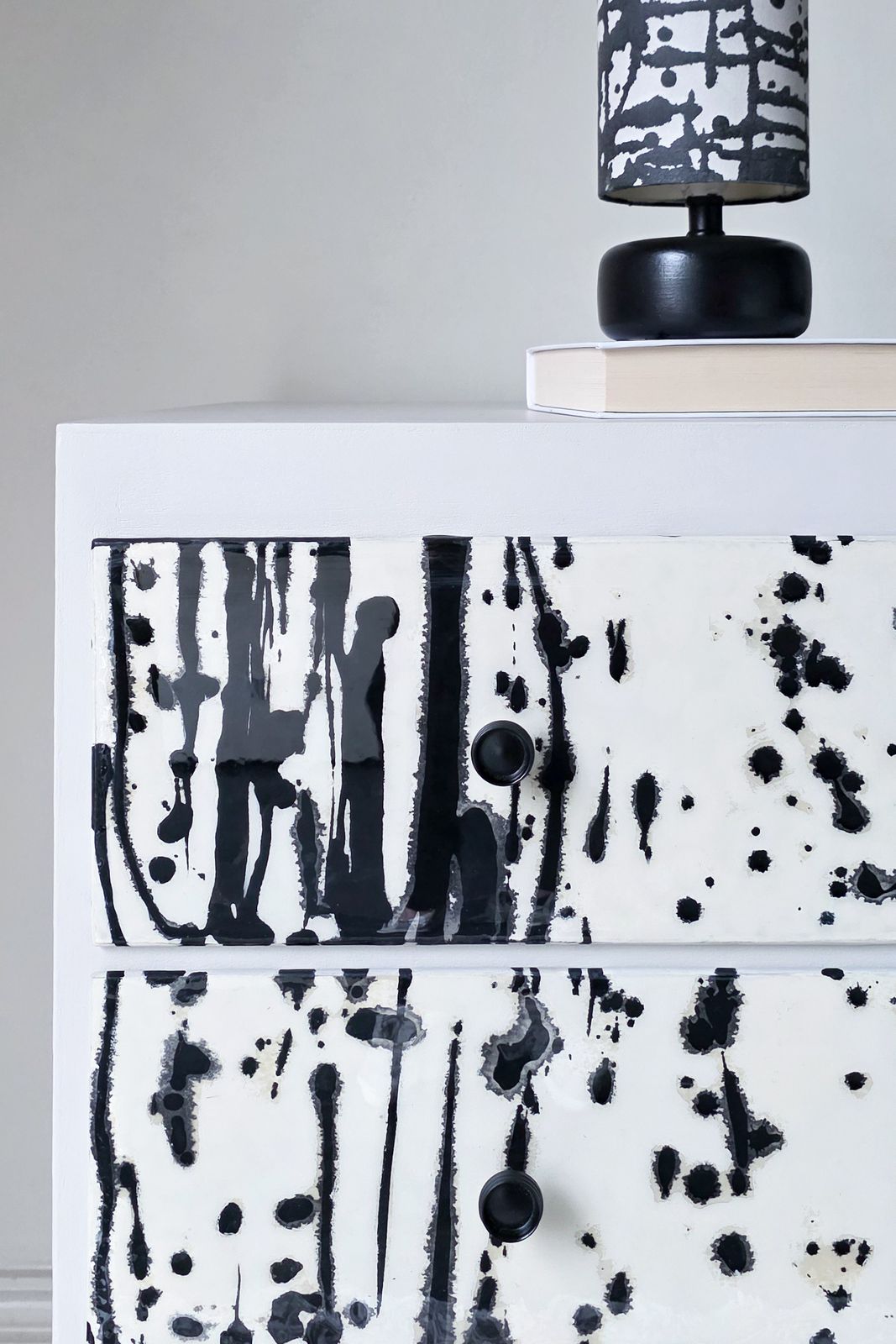 Furniture Abstract Mid Century Resin Chest Of Drawers photo