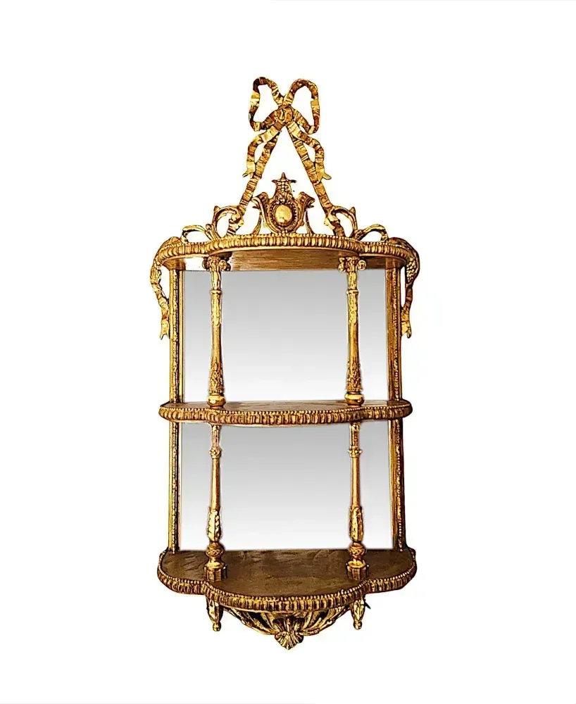 A Very Rare Pair Of Irish 19th Century Giltwood Mirrors Labelled Strahan Of Dublin photo furniture
