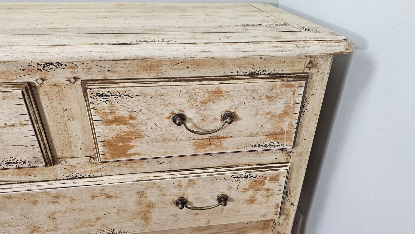 Vintage Bleached French Chest Of Drawers photo Furniture